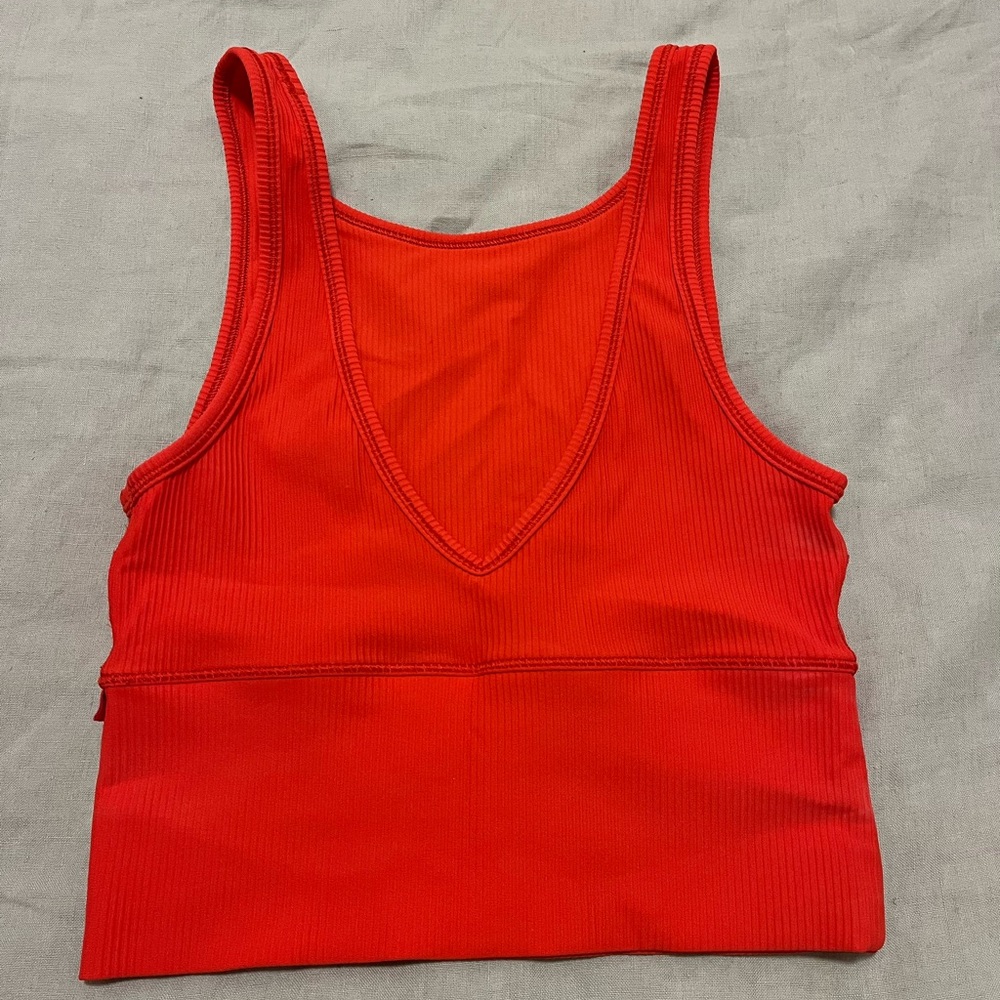 Red Lululemon Tank Top